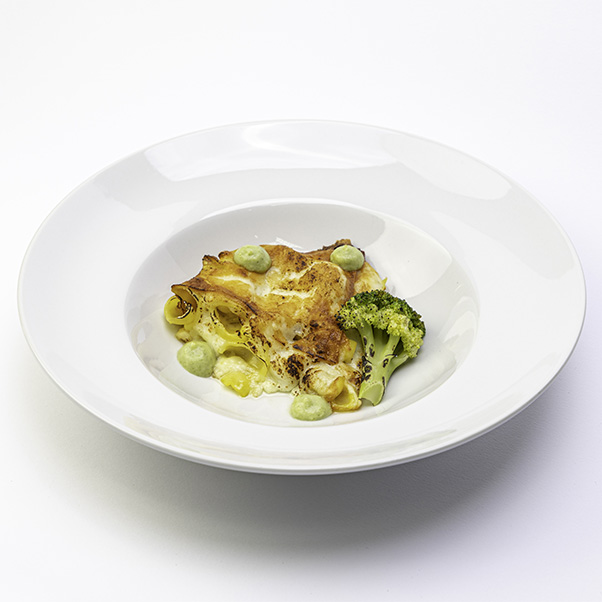 Product - Zafferano Mac and Cheese con crema di Broccoli